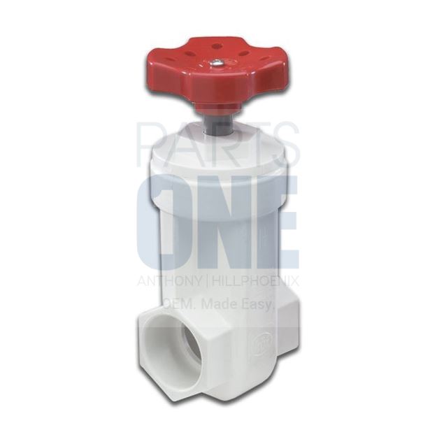 Picture of PVC Water Valve - 1-1/2" Connectors