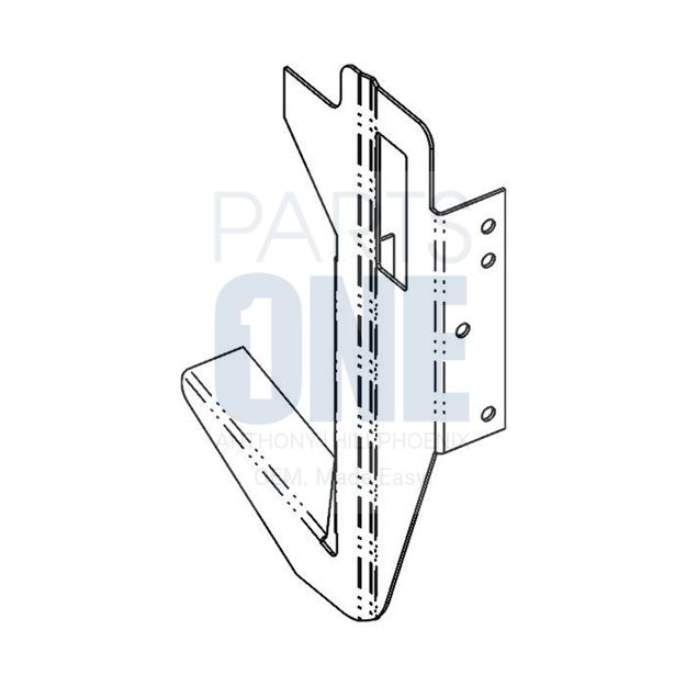 Picture of Baffle Bracket - 2" - Aluminum