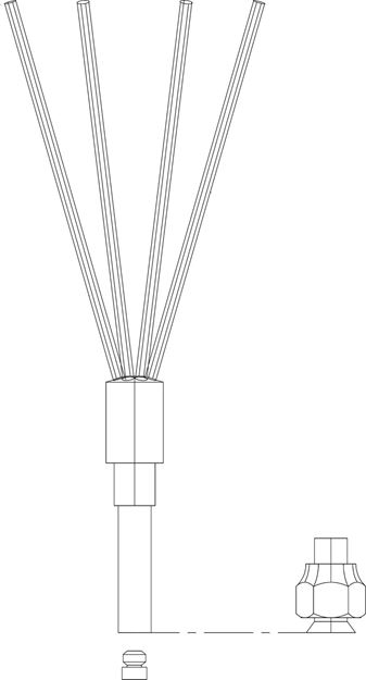 Picture of Distributor,3-circuit, 1/4 ton