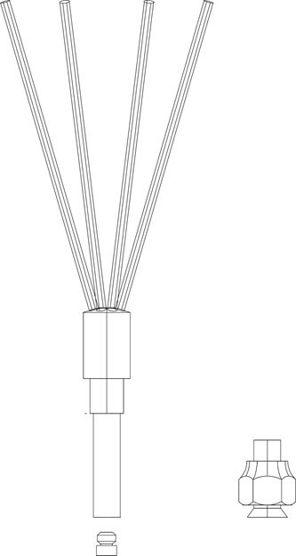 Picture of Distributor,3-circuit, 1/6 ton