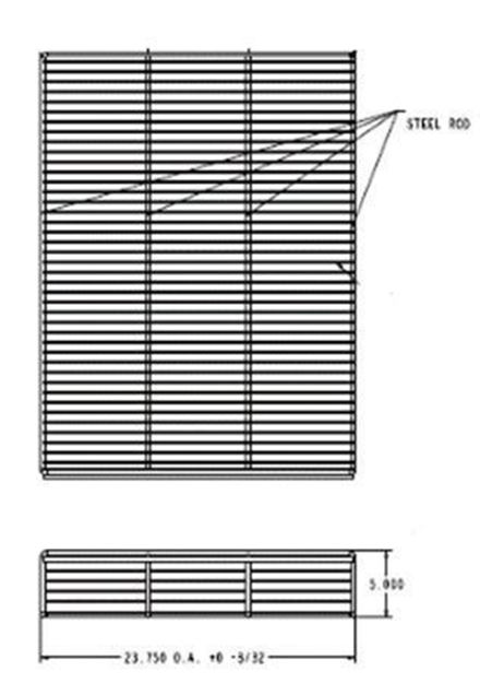 Picture of HP 24" X 32" BOTTOM WIRE RACK