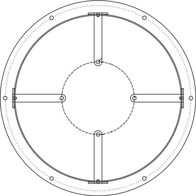 Picture of 8" Fan Motor Basket - Metal