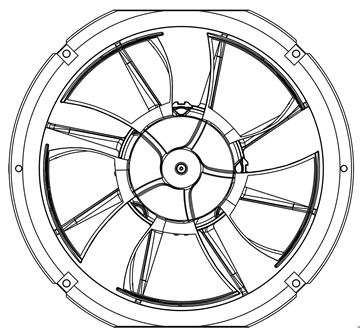 Picture of Fan Motor, 1850RPM, 120V