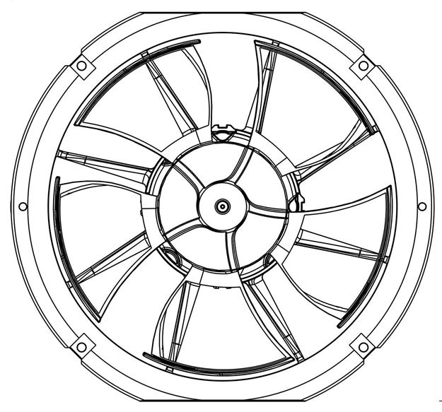 Picture of Fan Motor, 1850RPM, 120V