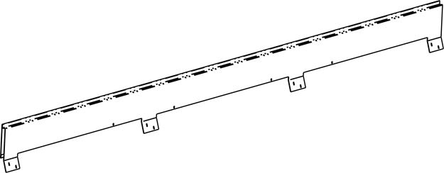 Picture of Kickplate Retainer - 144" x 7"