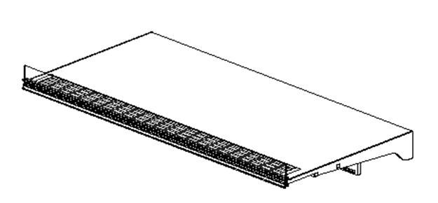 Picture of 22"x36" Shelf with Slotted PTM